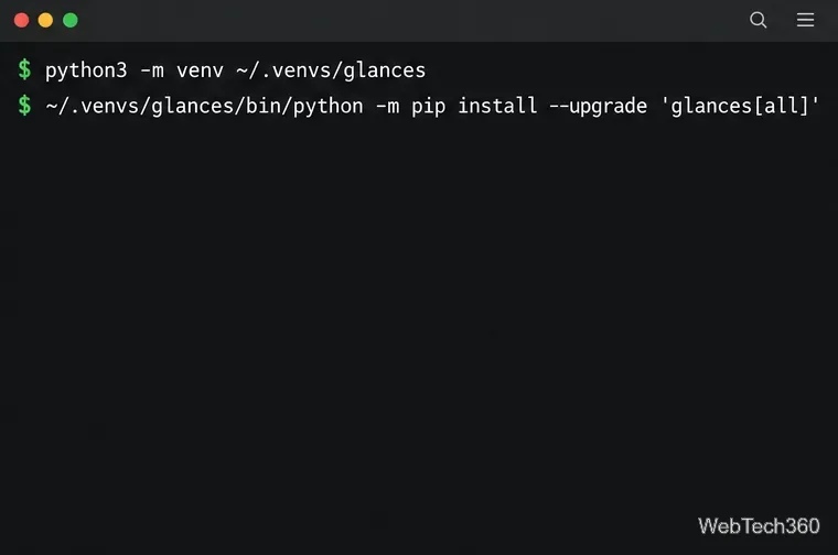 How to Install and Use the Glances System Monitor on Linux