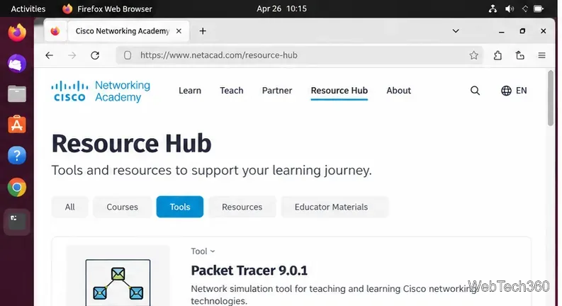 LinuxにCisco Packet Tracerをインストールする方法