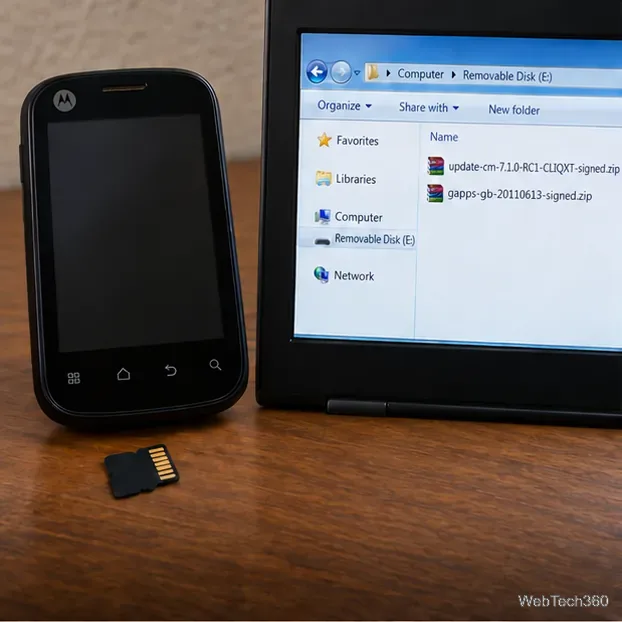 Как установить CyanogenMod 7.1 RC1 на Motorola CLIQ XT
