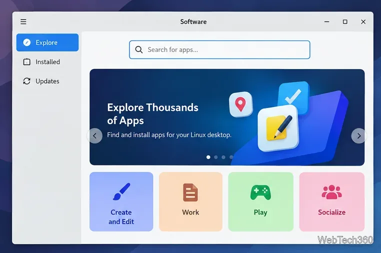 So installieren Sie Flatpak-Apps unter Linux ohne Verwendung eines Terminals