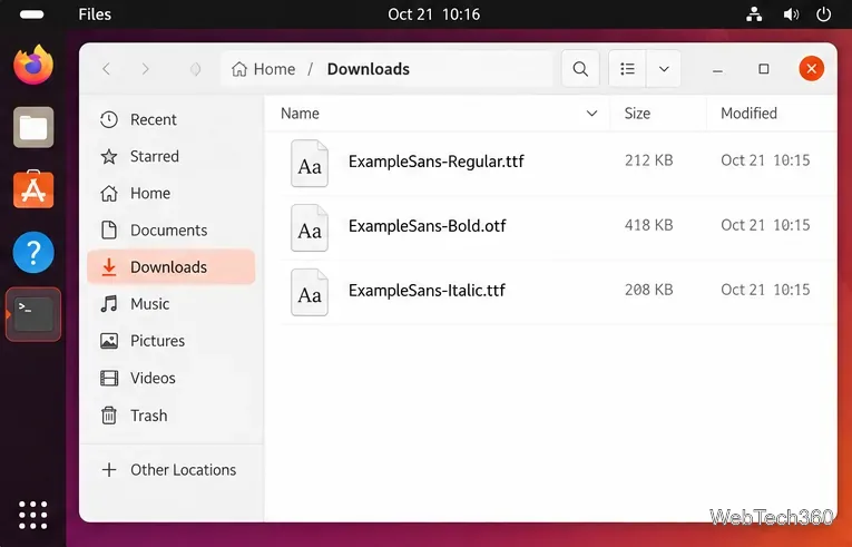 Come installare i font su Ubuntu: guida tramite interfaccia grafica e terminale