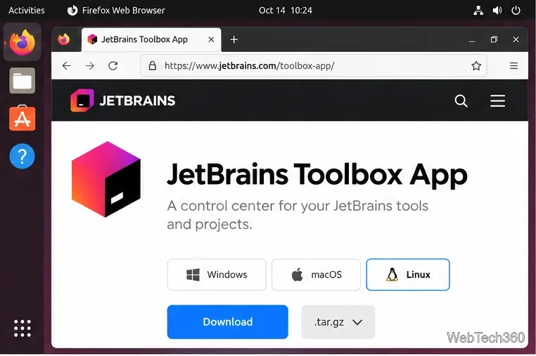 Как установить PhpStorm на Linux: Toolbox, Tar.gz, Snap и AUR