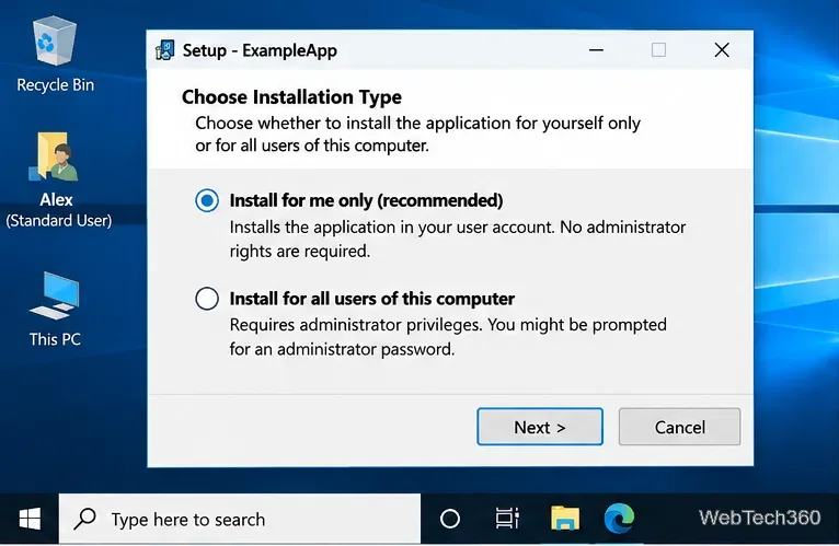 Как установить программное обеспечение на Windows 10 без прав администратора