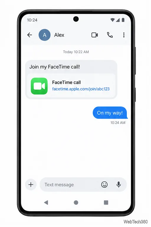 كيفية الانضمام إلى مكالمة FaceTime على نظام Android