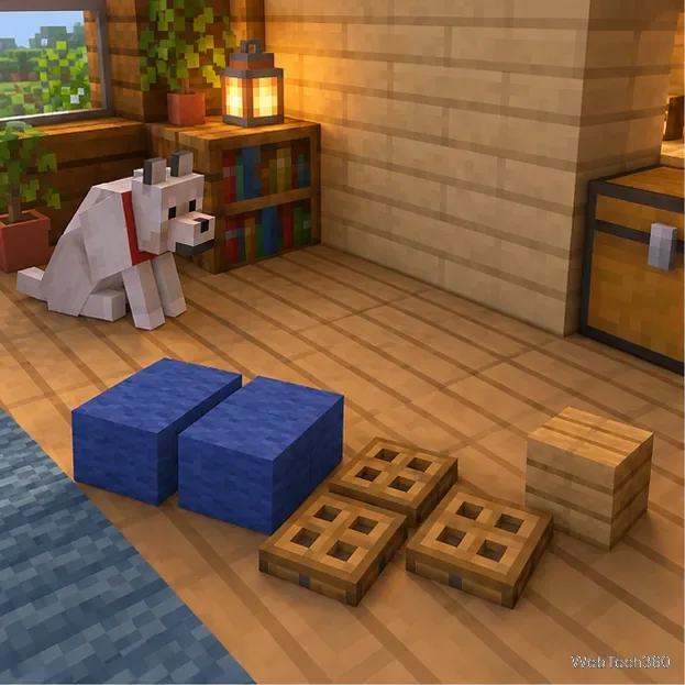 Minecraftta Köpek Yatağı Nasıl Yapılır?