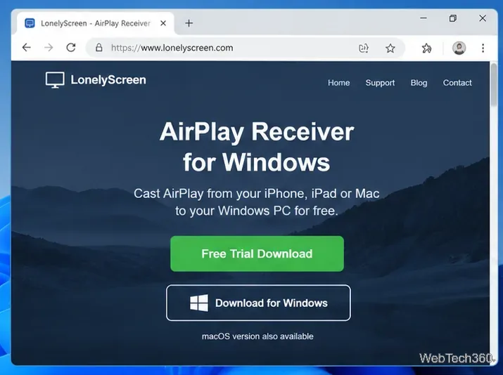 AirPlayを使ってiPhoneの画面をWindows PCまたはMacにミラーリングする方法