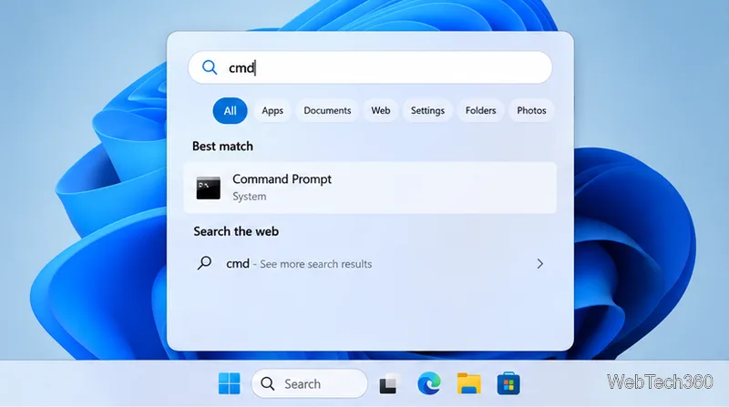 How to Open Command Prompt in Windows 11, 10, and Older Versions