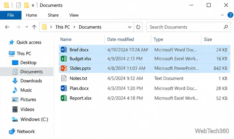 Cómo abrir varios archivos a la vez en Windows 10
