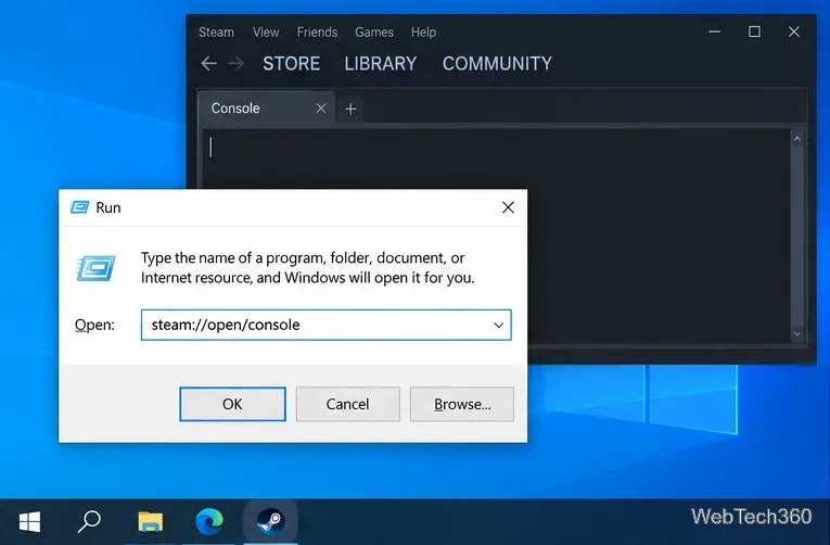 So öffnen Sie die Steam-Konsole unter Windows 10