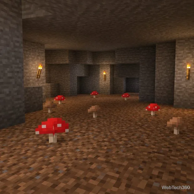 如何在Minecraft中種植蘑菇並培育巨型蘑菇