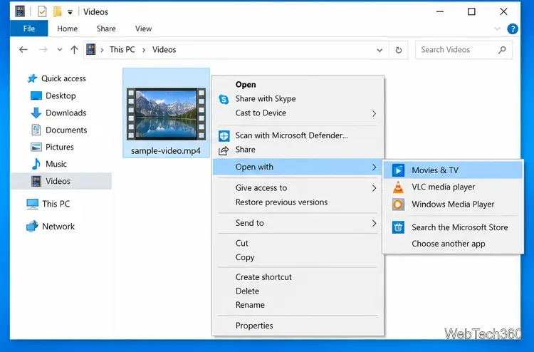 How to Play a Video on Repeat on Windows 10
