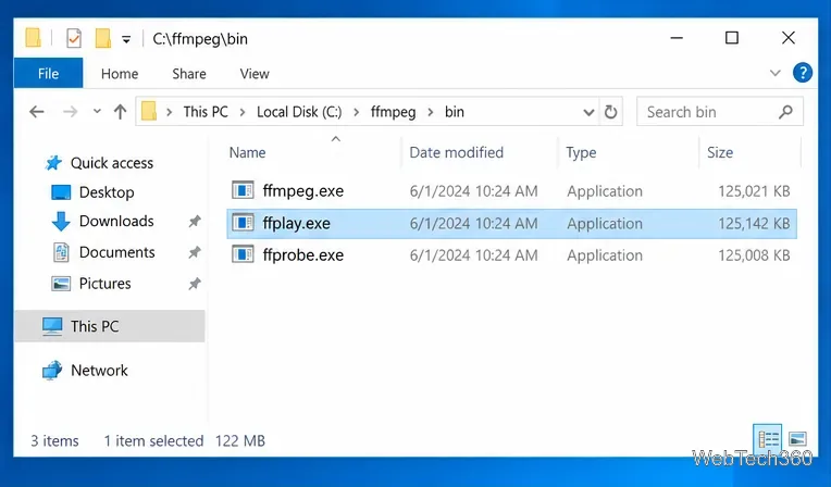 How to Play a Video With FFmpeg (ffplay) on Windows 10