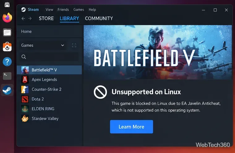 Come giocare a Battlefield V su Linux: opzioni e limiti attuali
