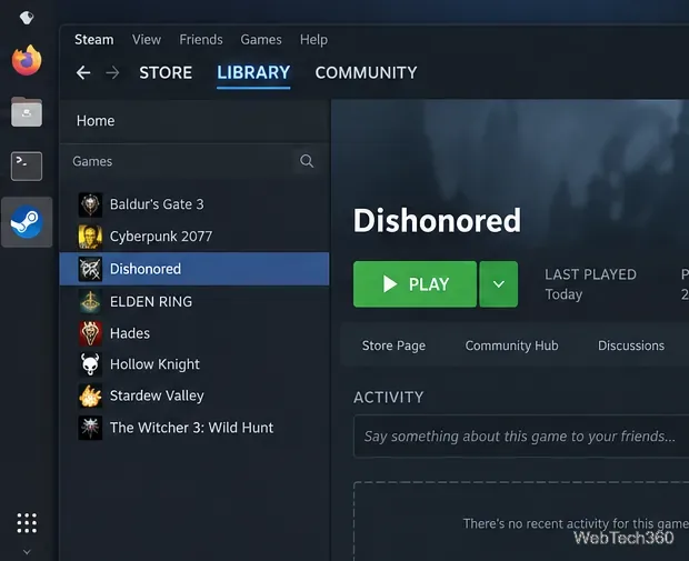 SteamとProtonを使ってLinuxでDishonoredをプレイする方法