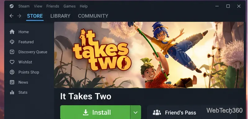 Como jogar It Takes Two no Linux com o Steam Proton