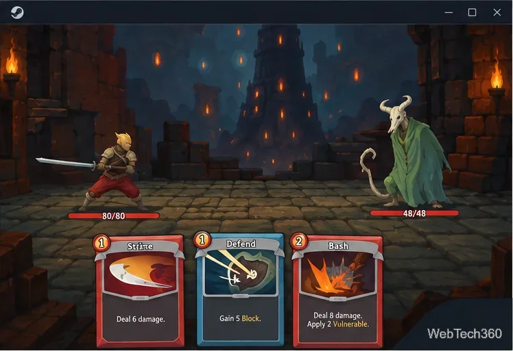 Um jogo de construção de baralho de fantasia onde você batalha com um aventureiro, um inimigo e três cartas.