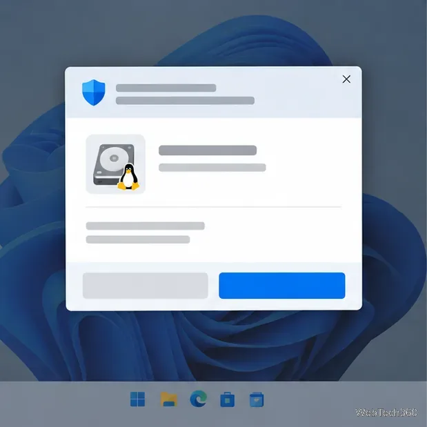 A Windows User Account Control dialog asking whether to allow a disk utility to make changes.