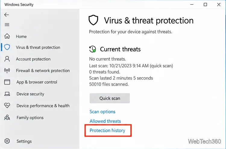 Windows 10でWindows Defenderによって隔離されたファイルを復元する方法