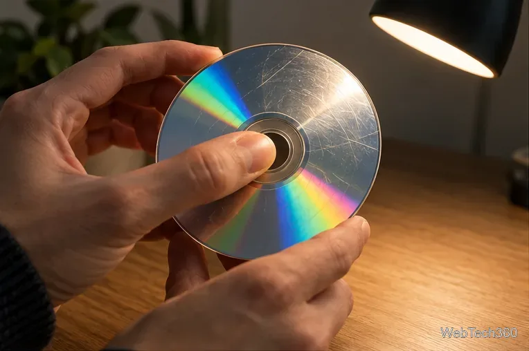 傷のついたCDやDVDからデータを復元する方法