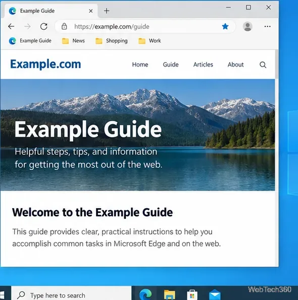 How to Refresh Bookmark Favicons in Microsoft Edge on Windows 10