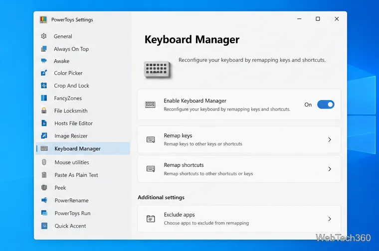 So ordnen Sie Schlüssel ohne AutoHotKey unter Windows 10 neu zu