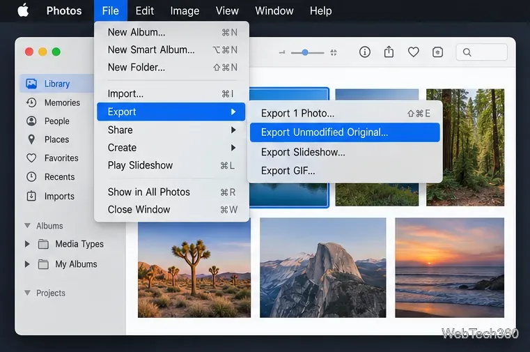 macOSで写真からEXIFデータを削除する方法