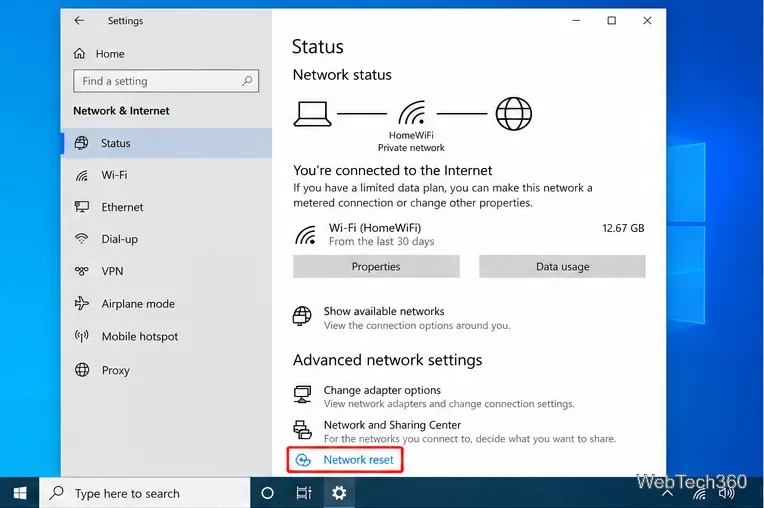 Windows 10でネットワークアダプターをリセットする方法