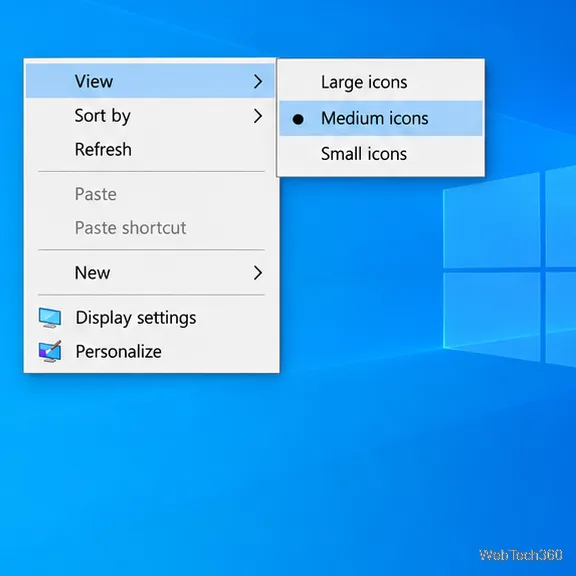 Jak zmienić rozmiar ikon na pulpicie w systemie Windows 10