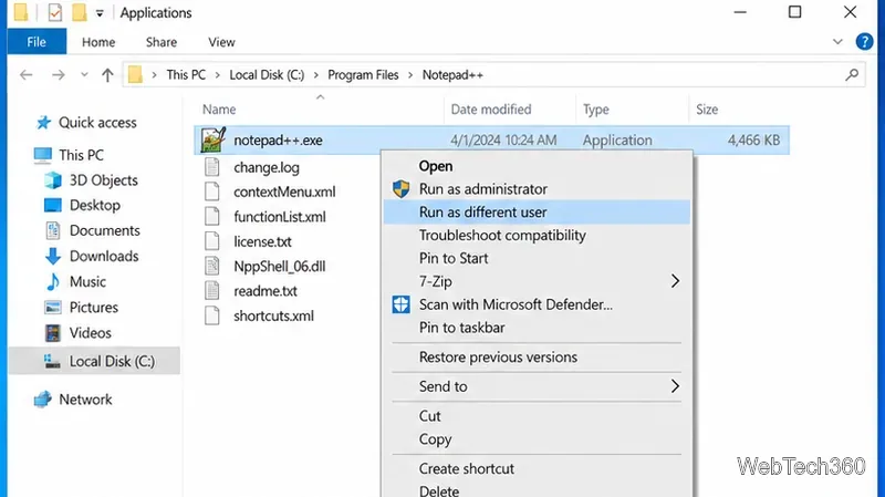 How to Run an App as a Different User on Windows 10