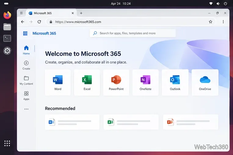 Como executar o Microsoft Word no Linux em um navegador