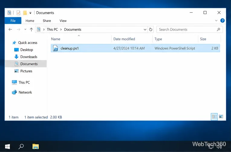 Jak uruchamiać skrypty programu PowerShell za pomocą skrótu klawiaturowego w systemie Windows 10