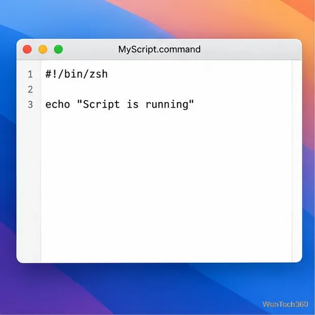 Cum se execută comenzi de terminal dintr-un script pe macOS
