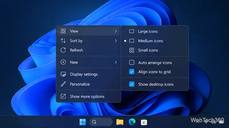 So speichern und stellen Sie die Positionen der Desktop-Symbole in Windows wieder her