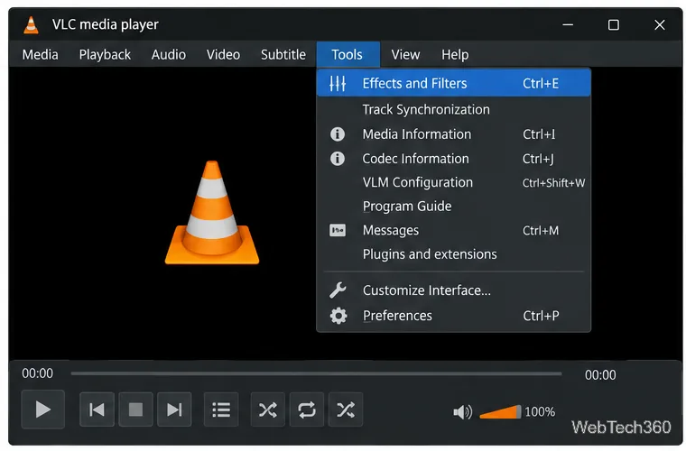 Cum să salvați setările audio și egalizator în VLC Player