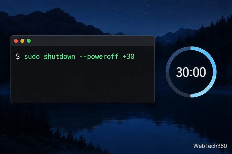 How to Schedule a Shutdown on Linux