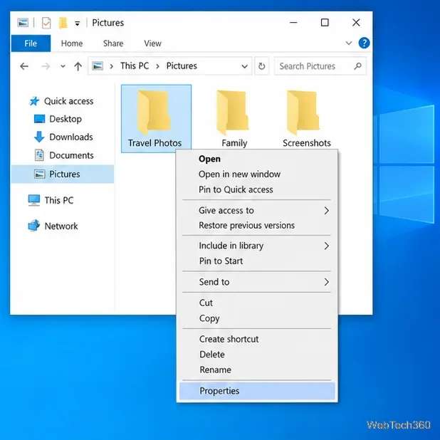 Cum se setează o imagine de folder în Windows 10