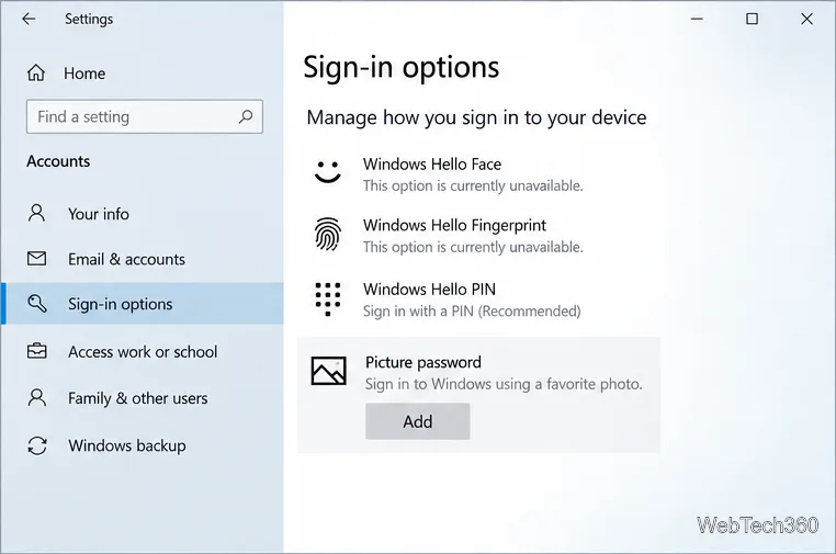 Cómo configurar una contraseña de imagen en Windows 10
