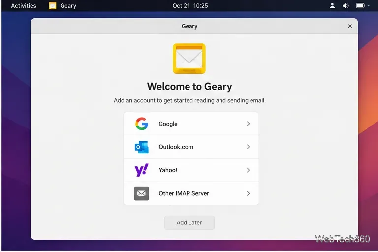 Come configurare e utilizzare il client di posta elettronica Geary su Linux