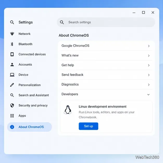 Cara menyediakan pusat media Kodi pada Chromebook