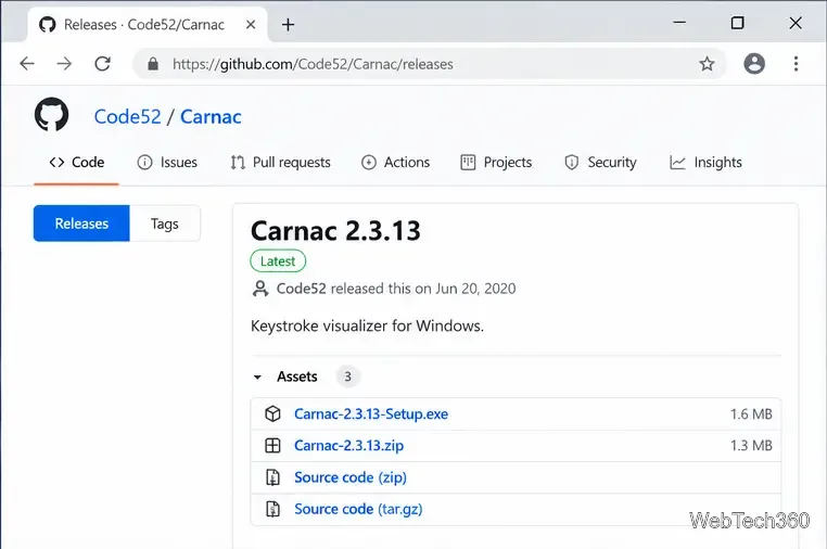 Cum se afișează apăsările de taste pe Windows 10 cu Carnac