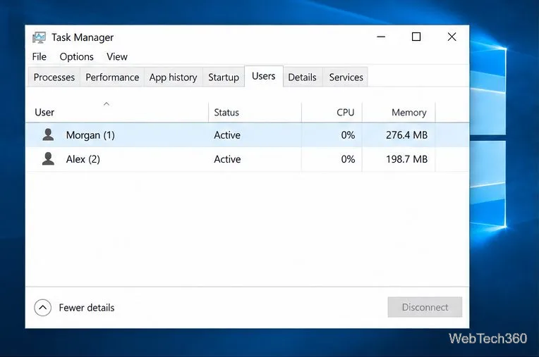 Как выйти из системы других пользователей в Windows 10