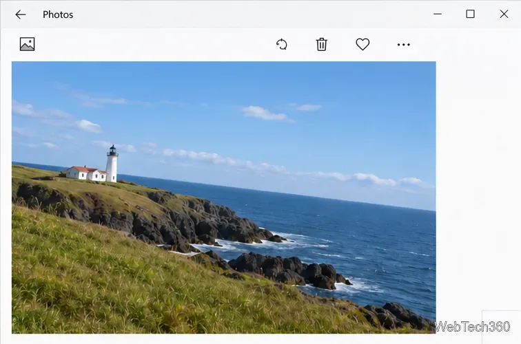 Comment redresser une photo sous Windows 10 avec Photos