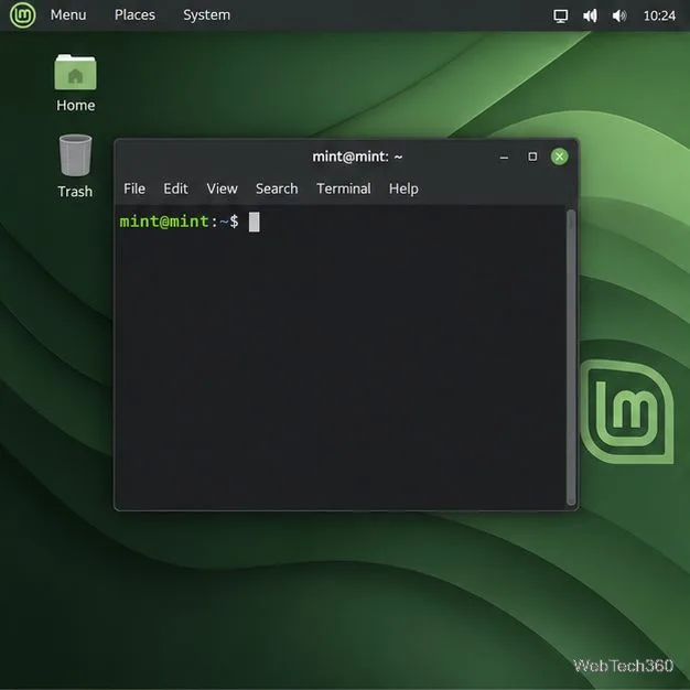如何在 Linux Mint 中關閉透明終端機背景