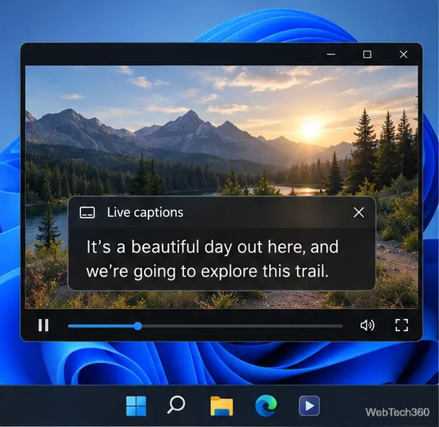 Windowsta Canlı Altyazı Nasıl Kapatılır?