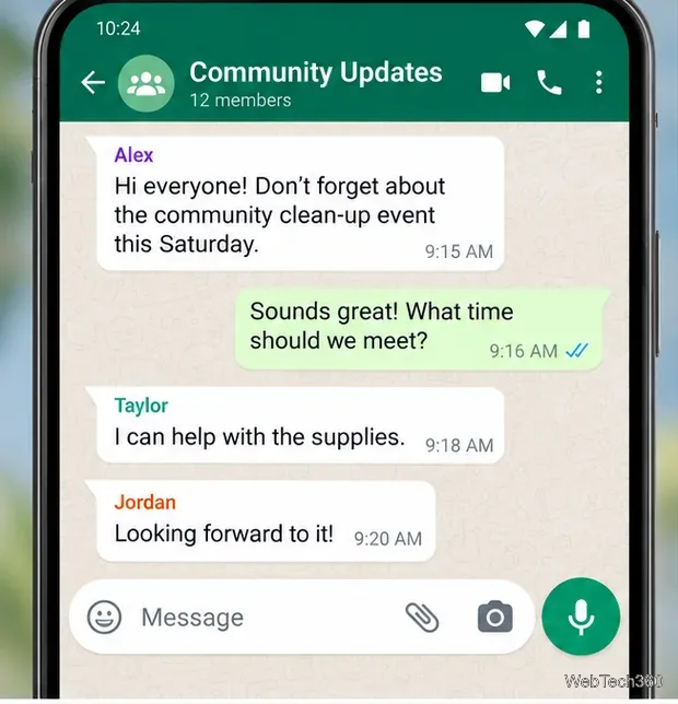 WhatsAppグループメンバーへのメッセージ送信をオフにする方法