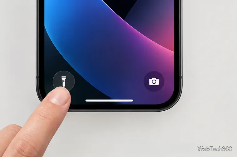 Как выключить фонарик на iPhone