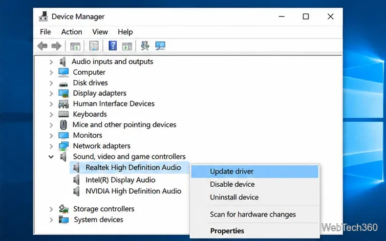 Classic Sound Recording tab showing an enabled default microphone and an active input meter.