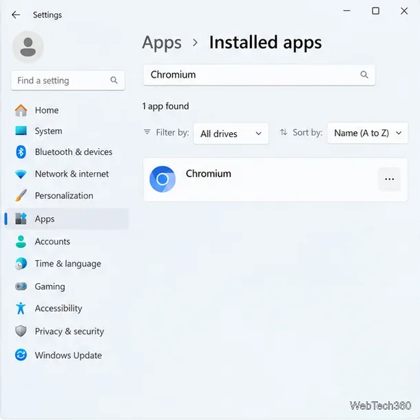 Come disinstallare Chromium e rimuovere i file residui