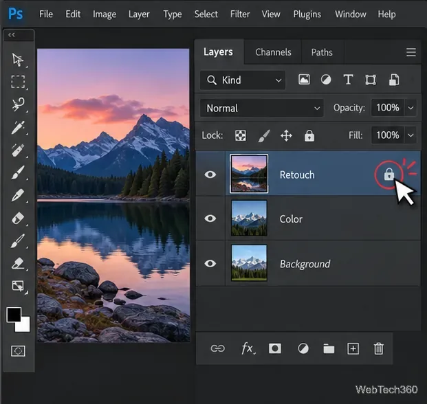 Adobe Photoshopでレイヤーのロックを解除する方法（背景レイヤーを含む）