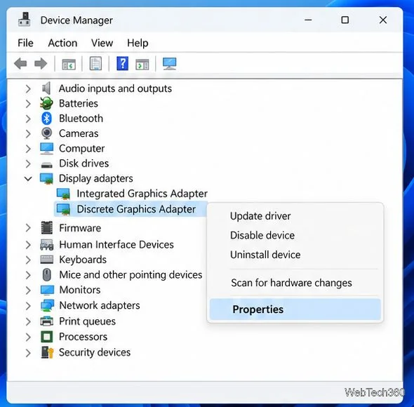 Cum se actualizează driverele plăcii grafice pe Windows 11